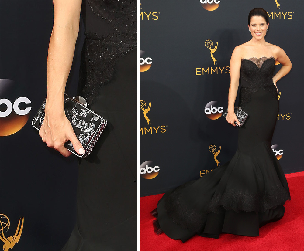 neve-campbell-floral-embroidered-clutch
