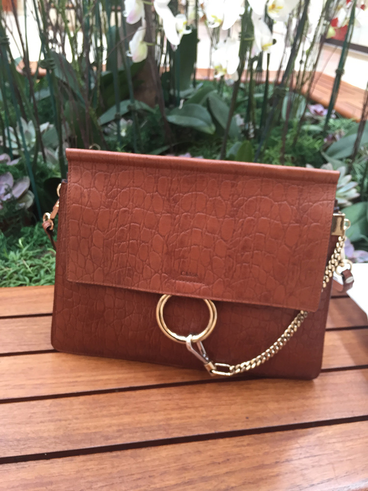 tPF Member: Heyrenee Bag: Chloeé Faye Croc Embossed Shoulder Bag  Shop: $2,250 via FWRD