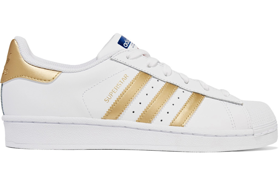 adidas-superstar-metallic-trimmed-leather-sneakers