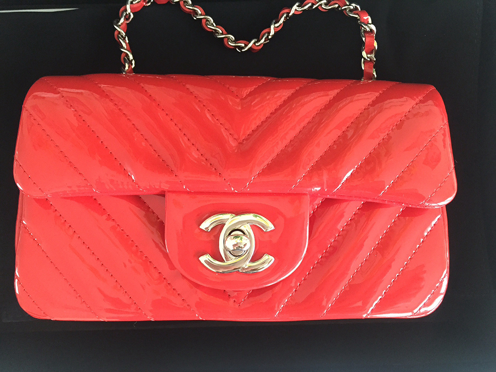 tPF Member: Artax  Bag: Chanel Chevron Extra-Mini Flap Bag