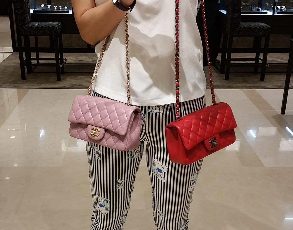 tPF Member: Carollinus  Bag: Chanel Rectangular Mini Flap Bags 