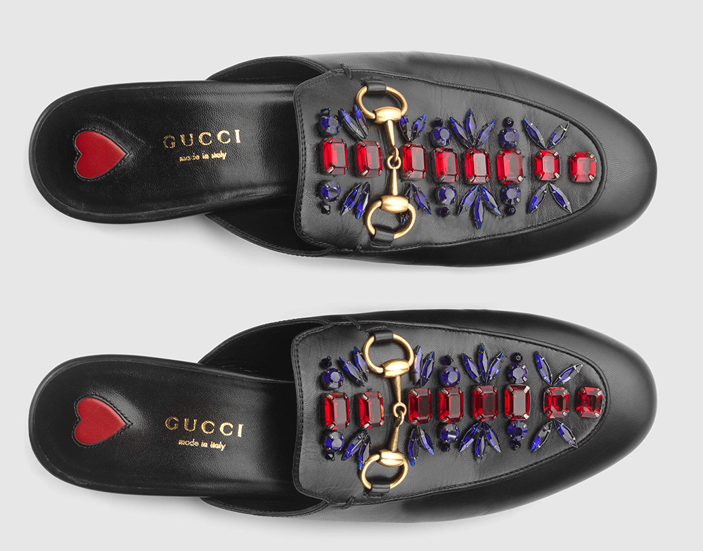 gucci-princetown-crystal-slipper