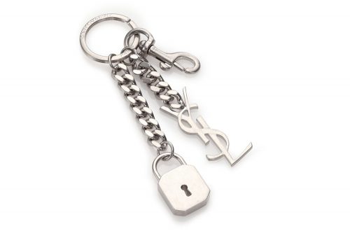 saint-laurent-saint-laurent-monogram-keychain