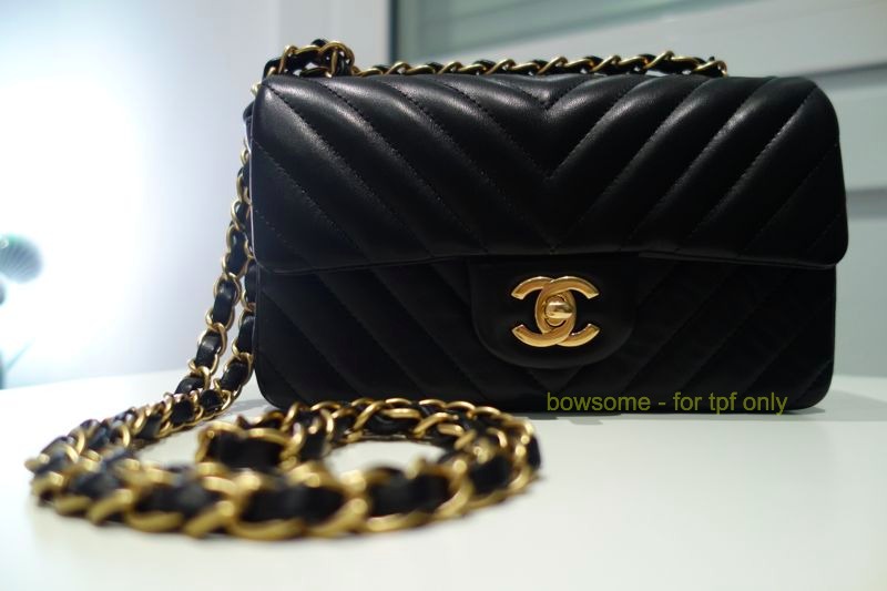 tPF Member: Tite Peluche Bag: Chanel  Chevron Rectangular Mini Flap Bag 