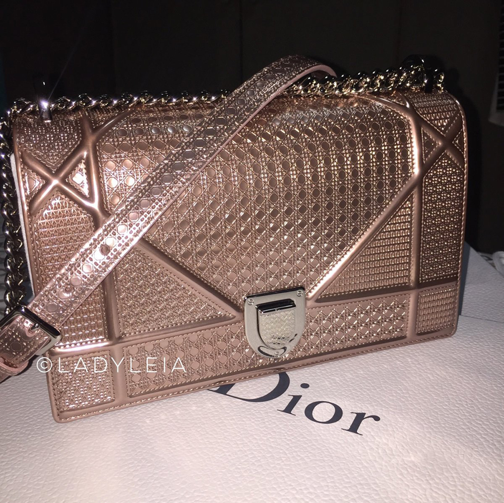 tPF Member: LadyLeia Bag: Dior Diorama Metallic  Bag