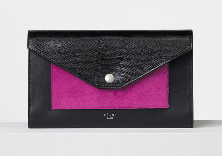 celine-pocket-large-flap-on-chain-pink