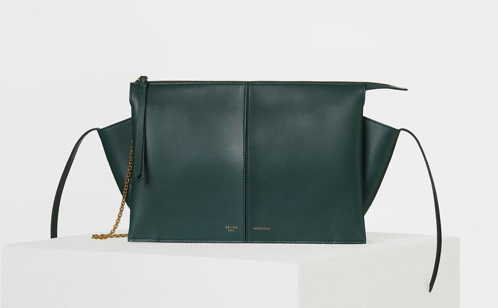 celine-trifold-clutch-on-chain-green-2200