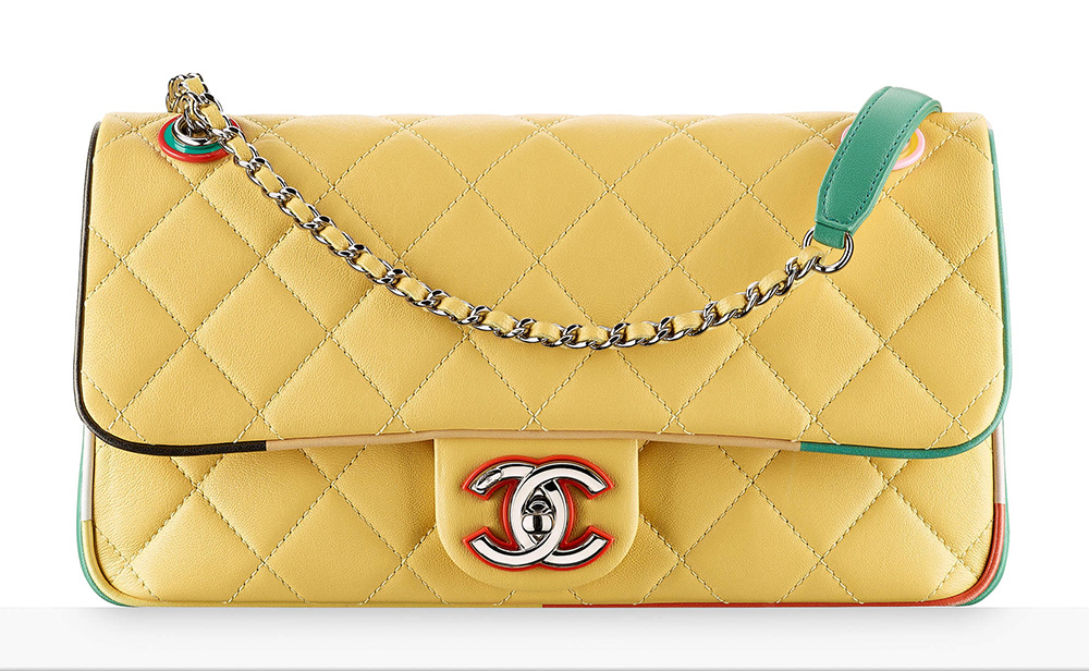 chanel-flap-bag-yellow-3300