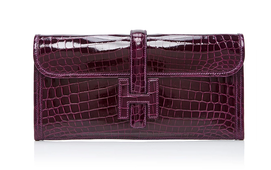 hermes-jige-elan-crocodile-clutch