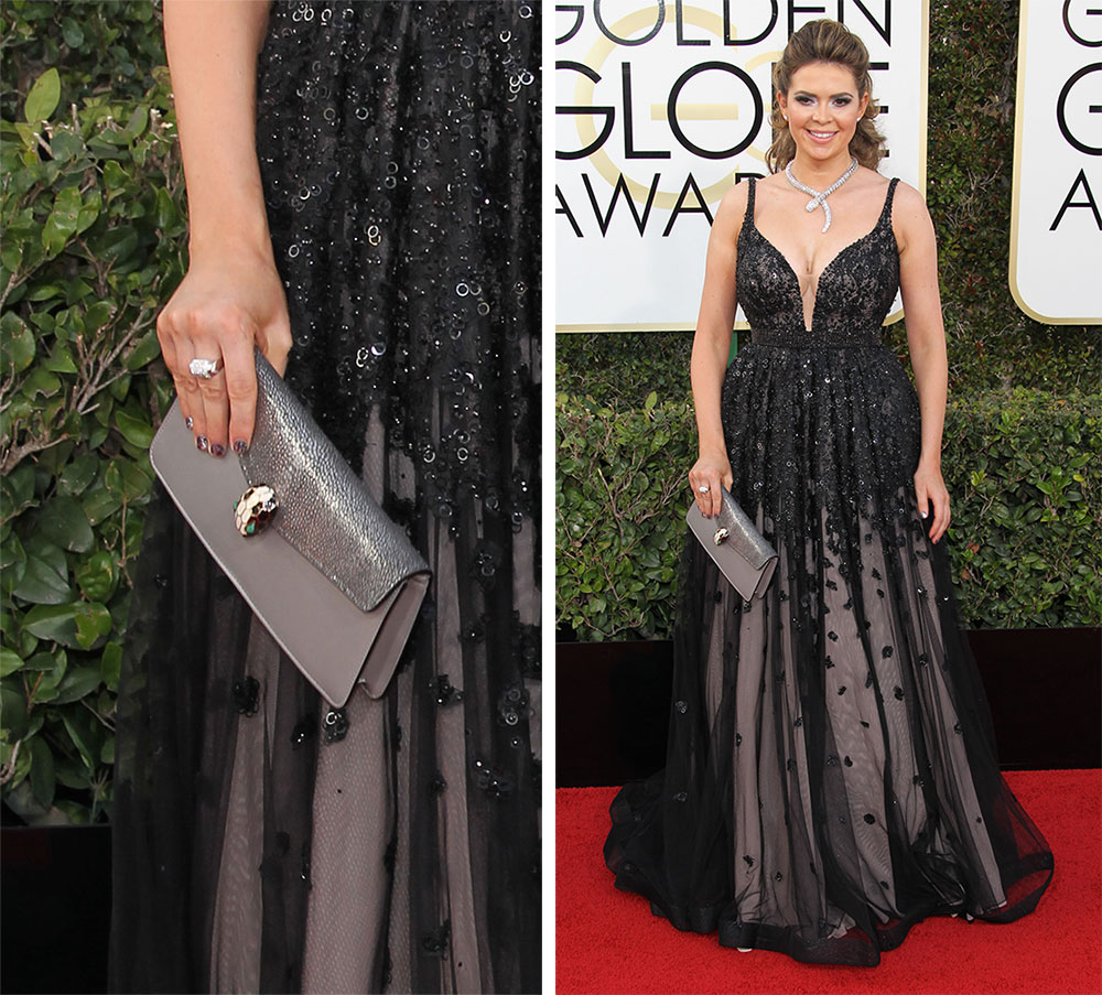 Red on sale carpet clutch