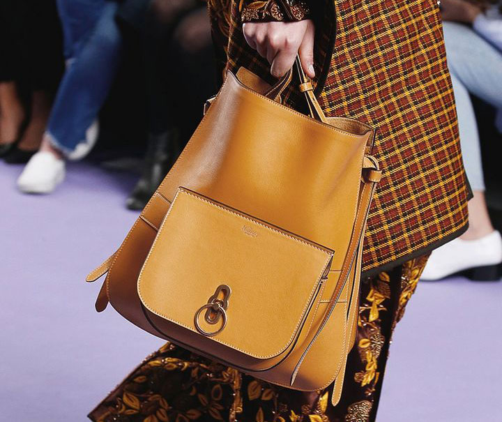 Prada large woven motif bucket bag