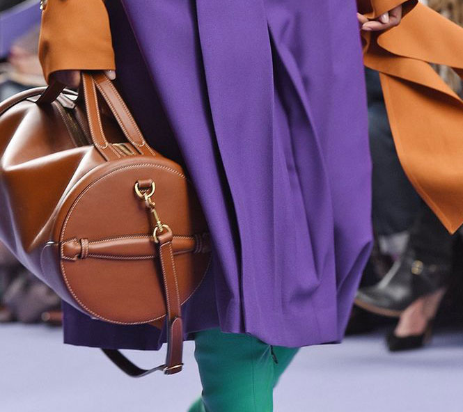Proenza Schouler White Label Barrow Leather Mini Bucket Bag Gelb
