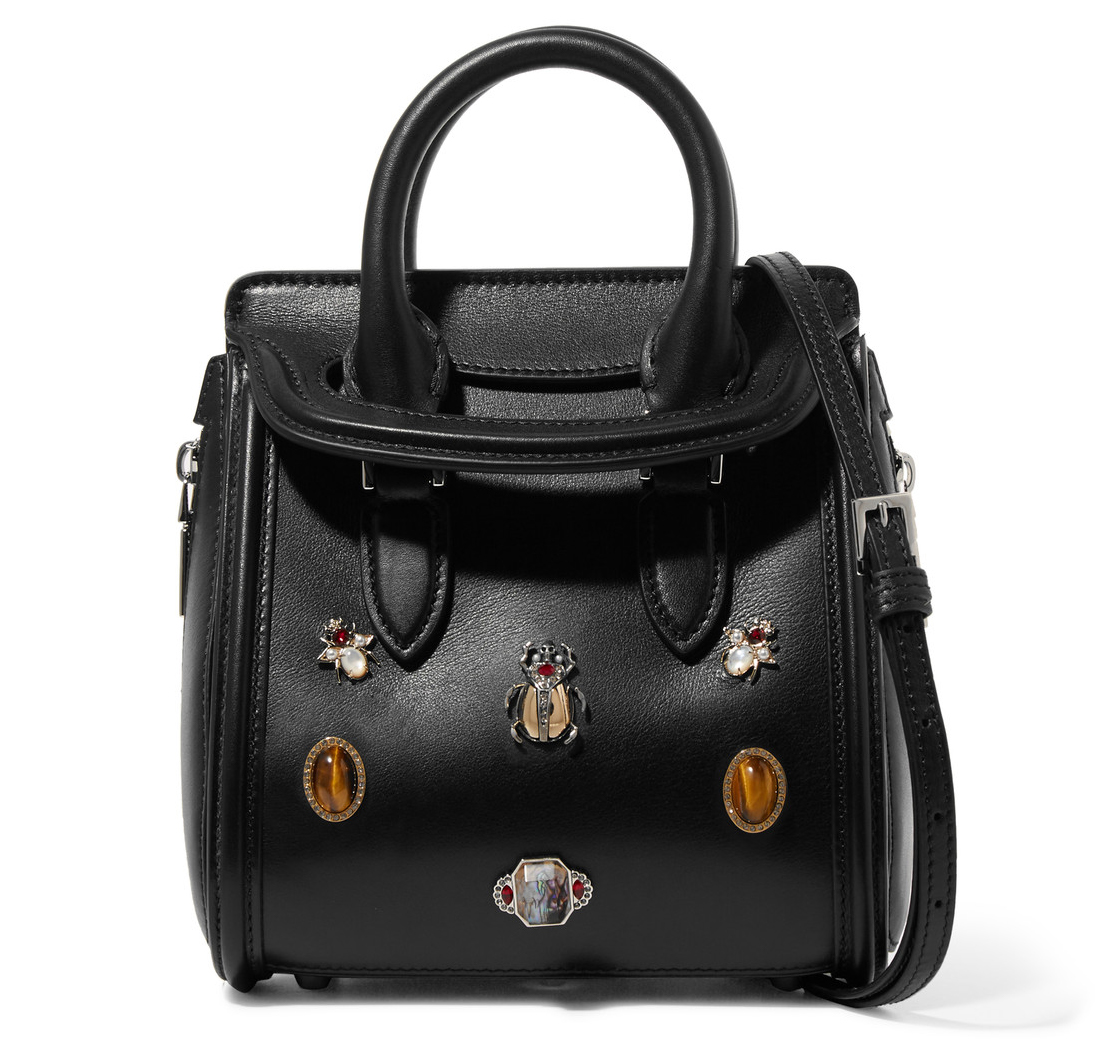 Alexander McQueen Heroine Embellished Bag