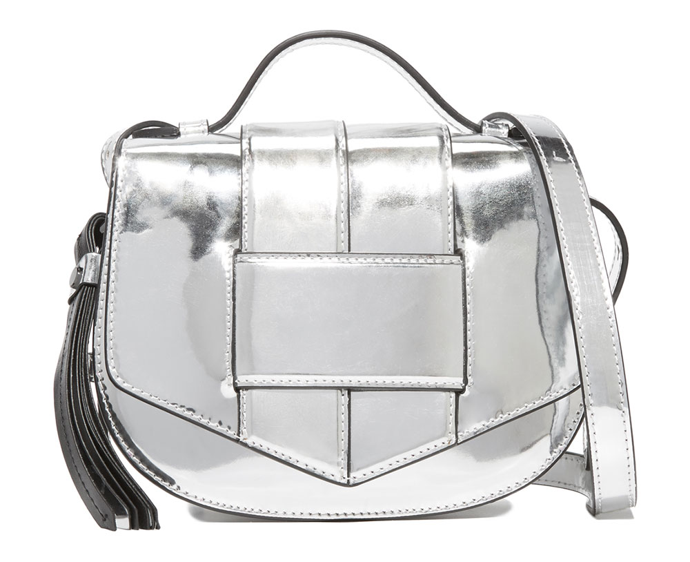 25 Beautiful Metallic Bags to Get You Into Spring 2017 s Most Under Hyped Bag Trend Unit le immShops buckled leather tote bag