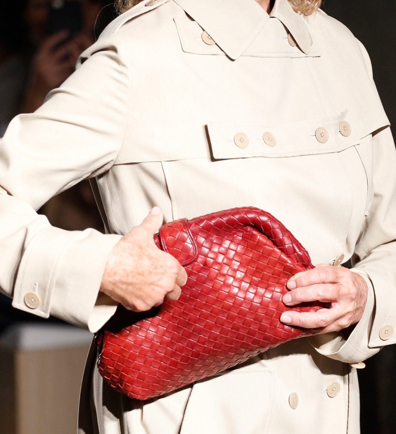 Lauren Hutton Bottega Veneta Lauren Clutch 1