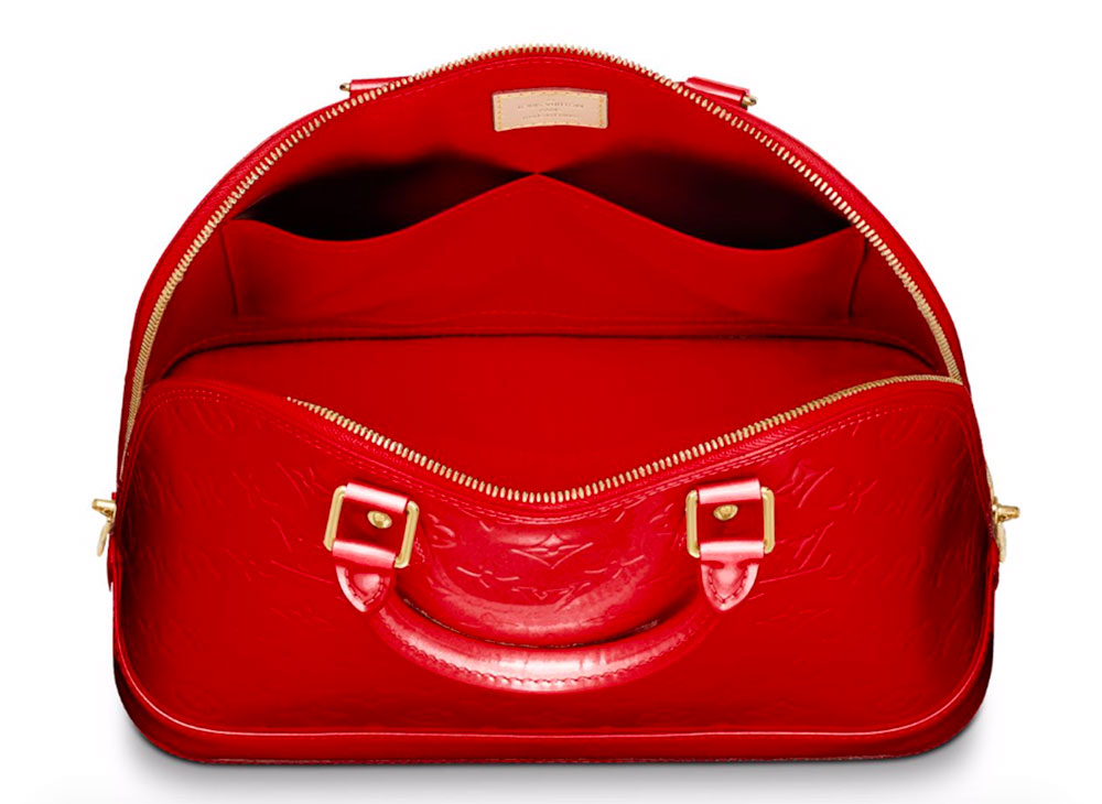 Louis Vuitton Alma PM Red Bag