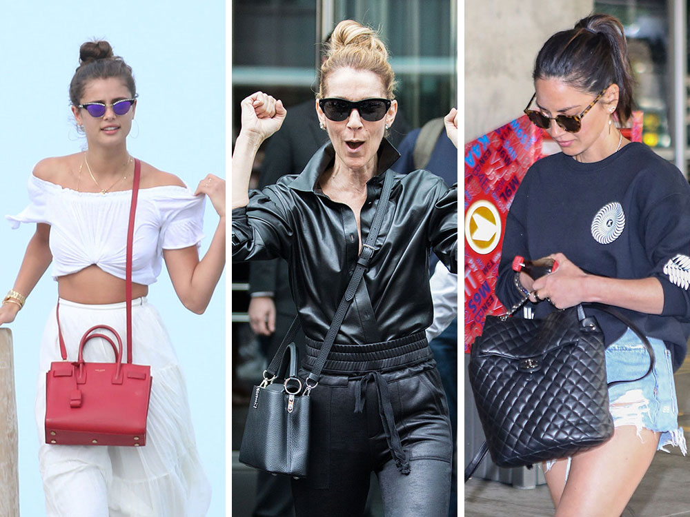 Celebs Mostly Eschew Color and Stick to Classic Black Bags from Chanel, Rebecca Minkoff and The ...
