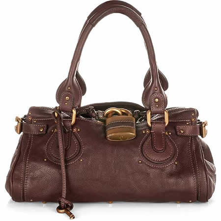 Chloe Paddington Handbag in Chocolate