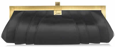 Christian Louboutin Venus Satin Clutch