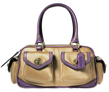 Coach Nylon Small Pocket Satchel