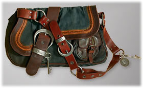 Dior Gaucho Denim Leather Medium Saddle Bag