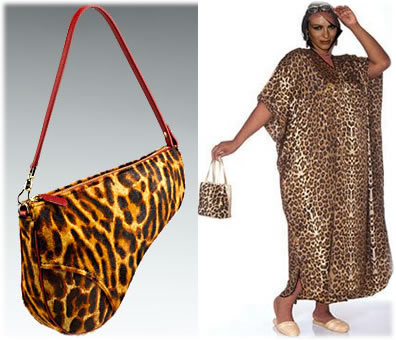 Dior Pony Leopard Saddle Pouch