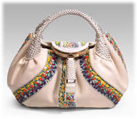 Fendi Beaded Canvas Spy