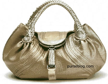 Fendi Spy Bag in Gold and Silver