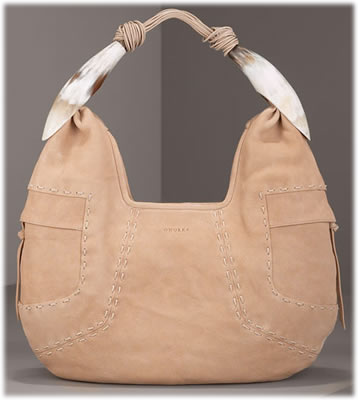 Ghurka Goatskin Horn Hobo