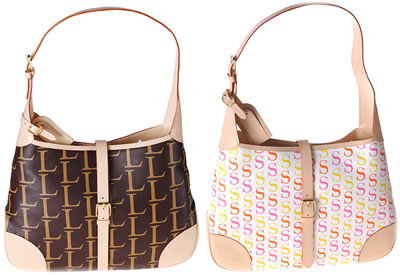 Jana Feifer Leather Personalized Monogram Hobo