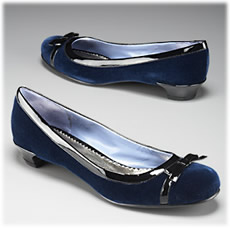 Marc by Marc Jacobs Velvet and Patent Flat