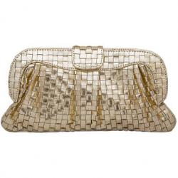 Angel Jackson Woven Clutch