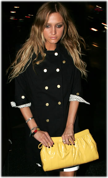 Ashlee Simpson Handbag Style