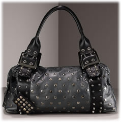 Be & D Studded Satchel