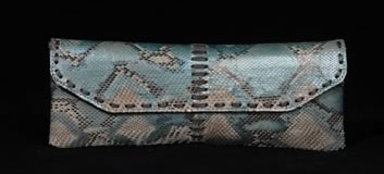 bird handbags snakeskin clutch