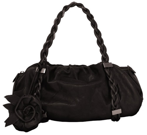 Botkier Black Rose Satchel
