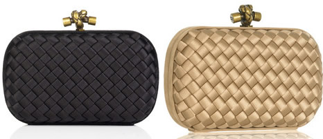 bottega veneta satin box clutch