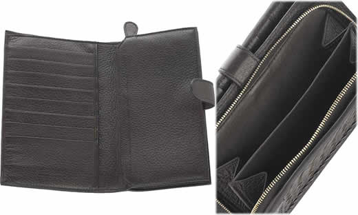 Bottega Veneta Woven Leather Wallet1