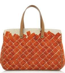 bottega veneta printed canvas tote
