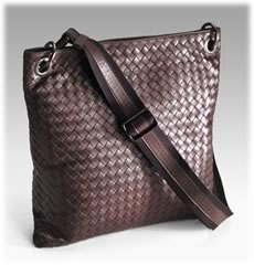 Bottega Veneta Woven Messenger Bag