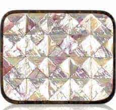 Celestina Abalone Box Clutch