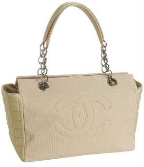 Chanel Canvas Quilted Tote