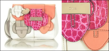 Chloe Saskia Patchwork Pouchette