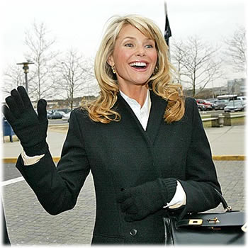 Christie Brinkley Hermes Kelly Bag