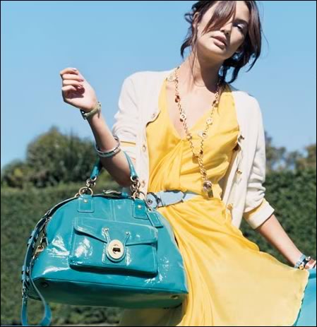 Coach on sale turquoise purse