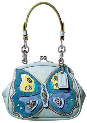 Coach Butterfly Motif Frame Bag
