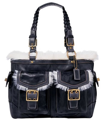 Coach Shearling Gallery Tote