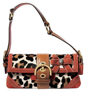 Coach Soho Ocelot Demi Flap