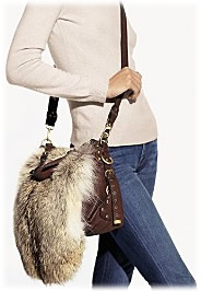 Cynthia Rowley Crossbody Fur Bag