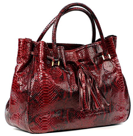 D Angel Tia Tote cranberry